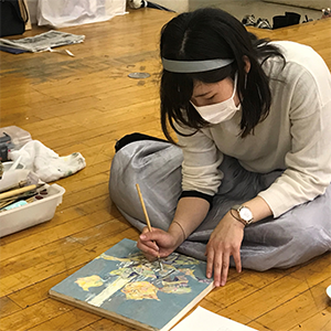 学生の作業の様子